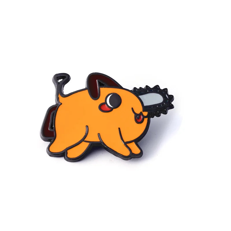 Chainsaw Man Anime Enamel Pin Cosplay