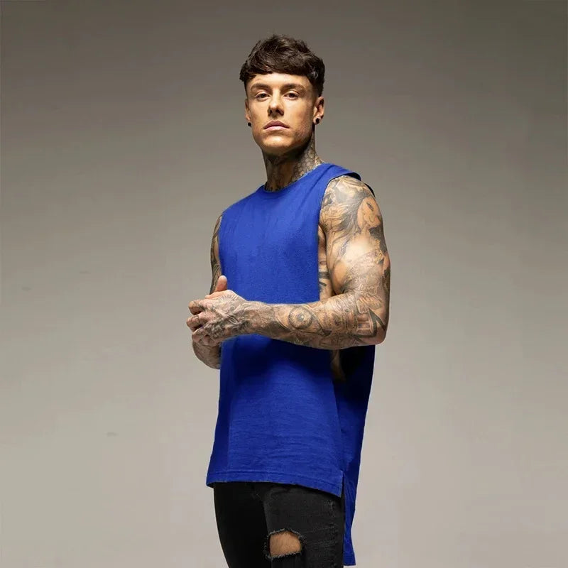 Plain Mens Fitness Sport Clothing/ Gym Bodybuilding Muscle Tank