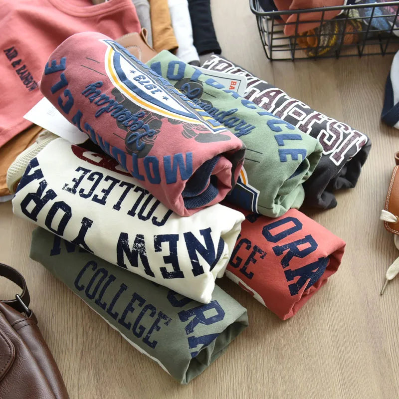 American Letter Print 100% Cotton Sleeveless Vest for Men / Vintage Summer Casual Loose Tank Tops