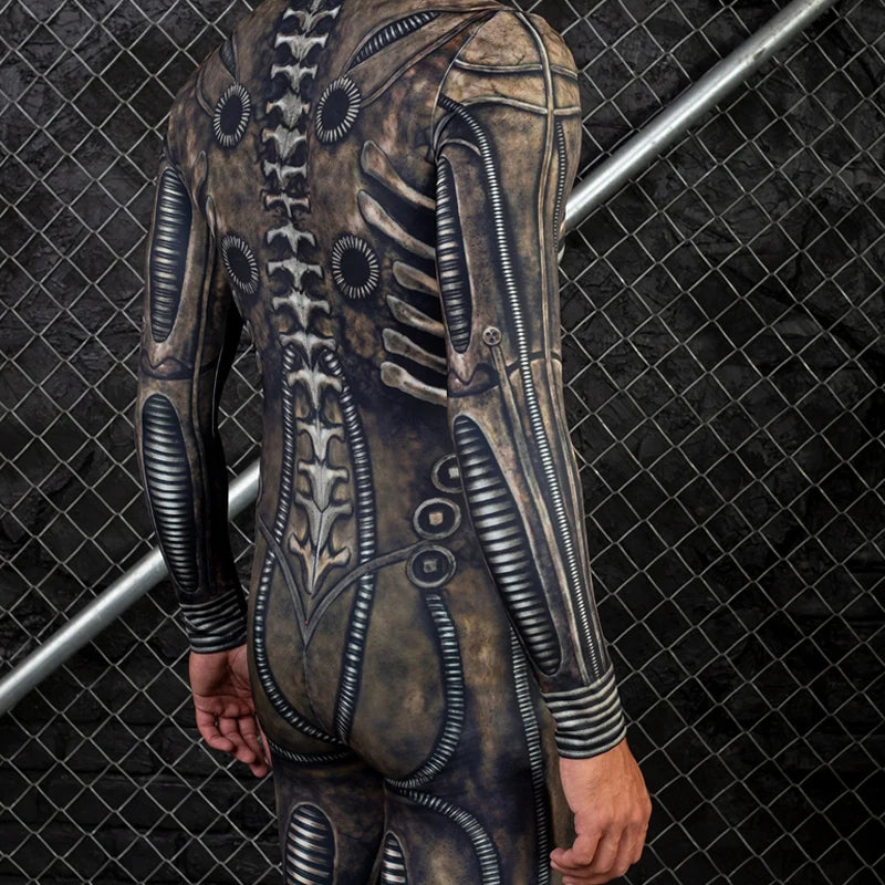 Victorious Alien Dawn Skeleton Jumpsuit