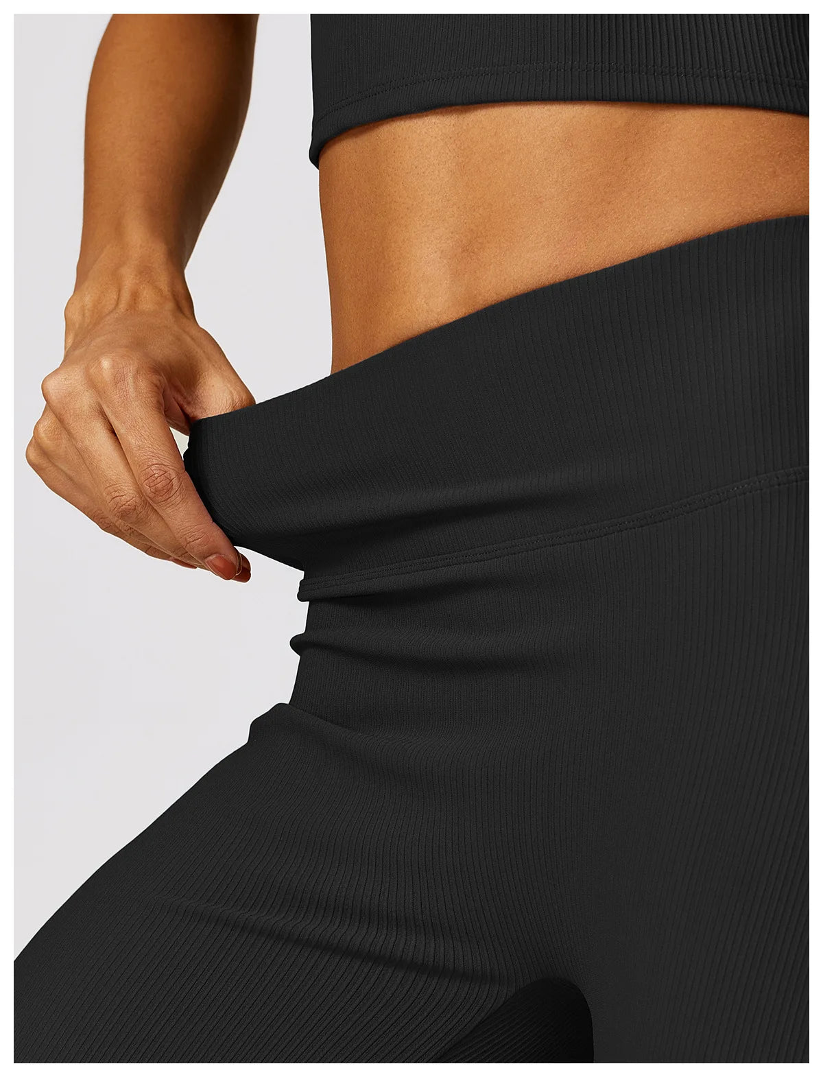 Victorious LuxeMotion 2Pcs Ribbed Sports Set