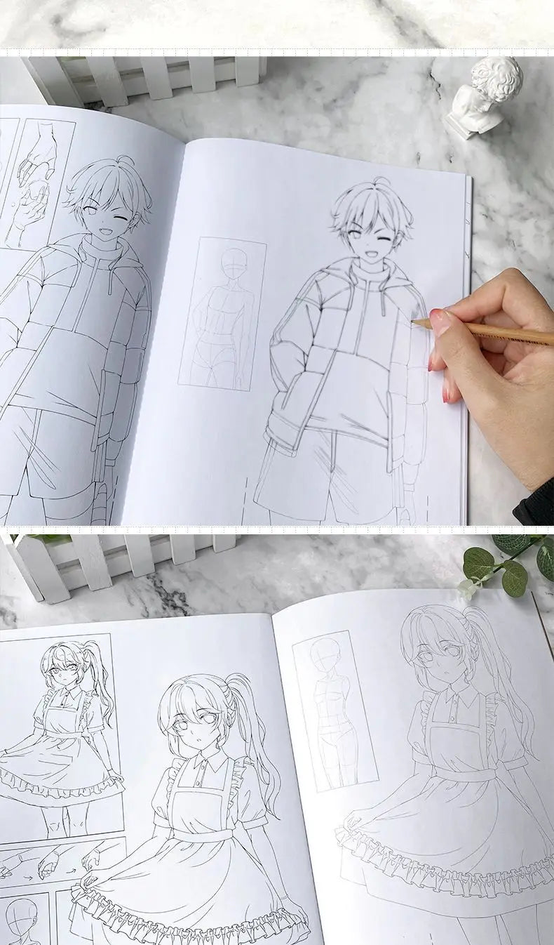 Victorious character exercise book manga hand drawn book