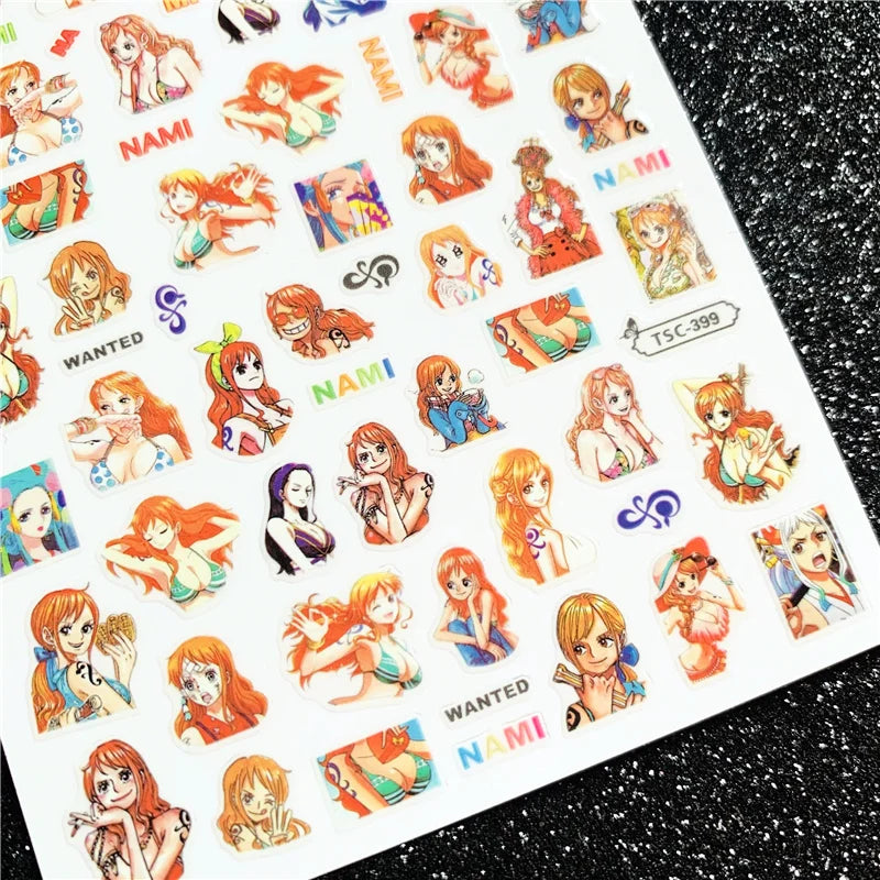 Victorious X2 Anime Nail Sticker/ One piece/ Demon Slayer/ Others