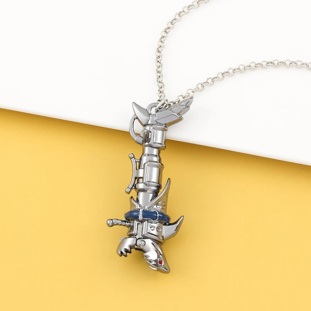 Victorious Jinx Fish Bones Rocket Launcher Metal Necklace