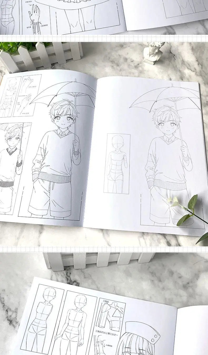 Victorious character exercise book manga hand drawn book