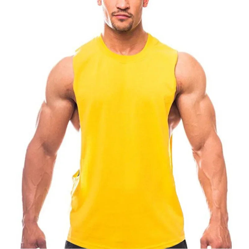 Bodybuilding Tank Tops Men/ Sports Sleeveless shirt /Muscle guys
