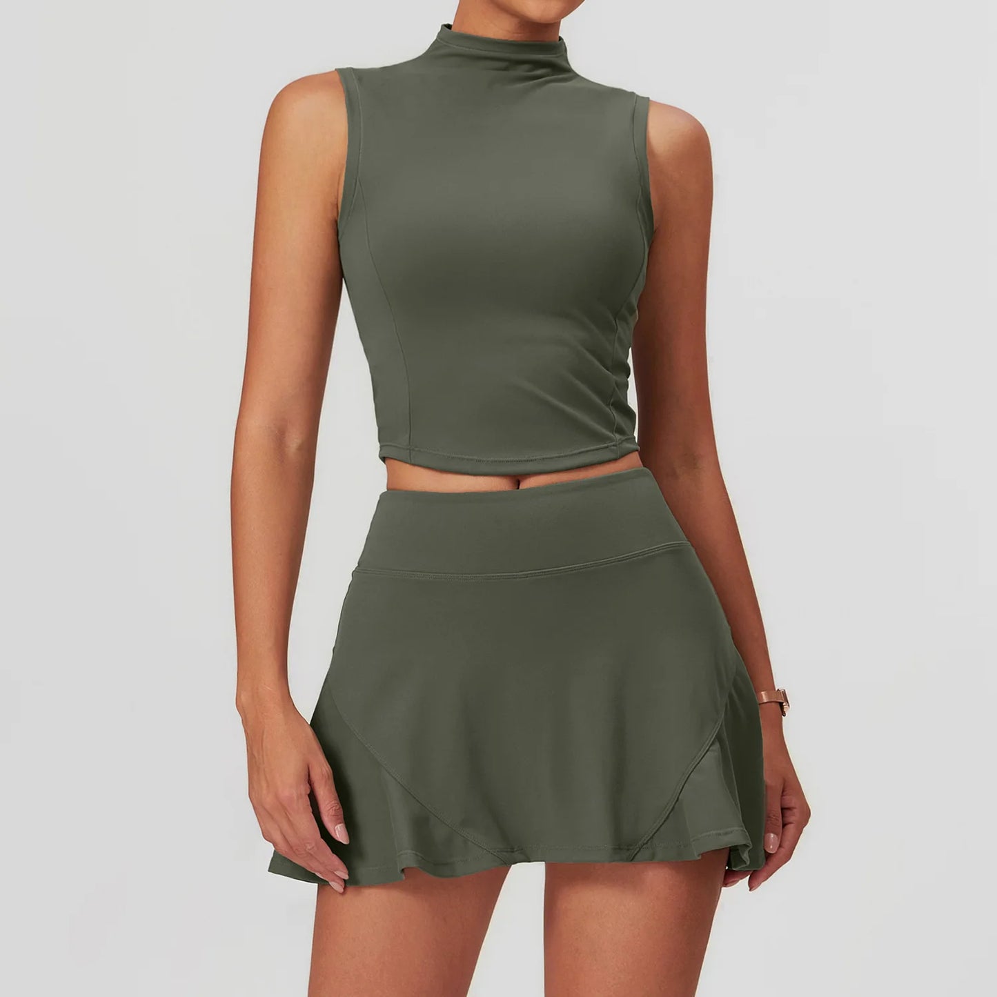 Victorious Eclipse 2PCS Yoga Skirt Set