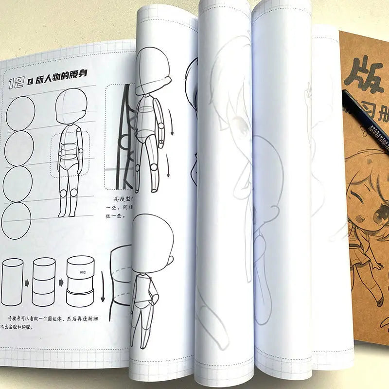 Victorious character exercise book manga hand drawn book