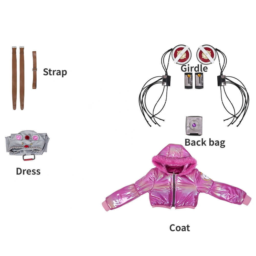 Apex Wattson Cosplay Costume Pink