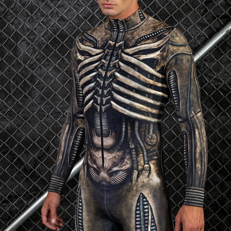 Victorious Alien Dawn Skeleton Jumpsuit