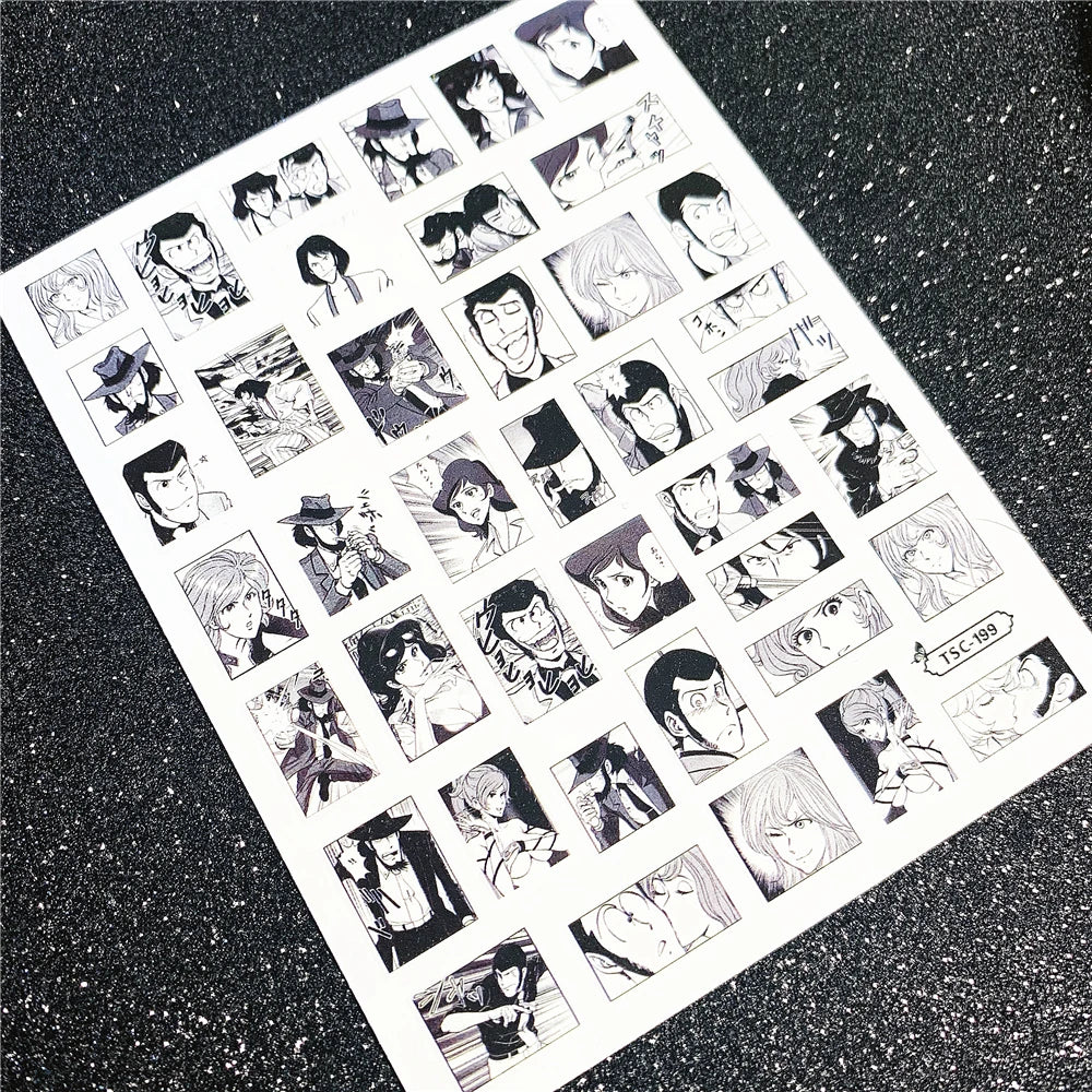Victorious X2 Anime Nail Sticker/ One piece/ Demon Slayer/ Others
