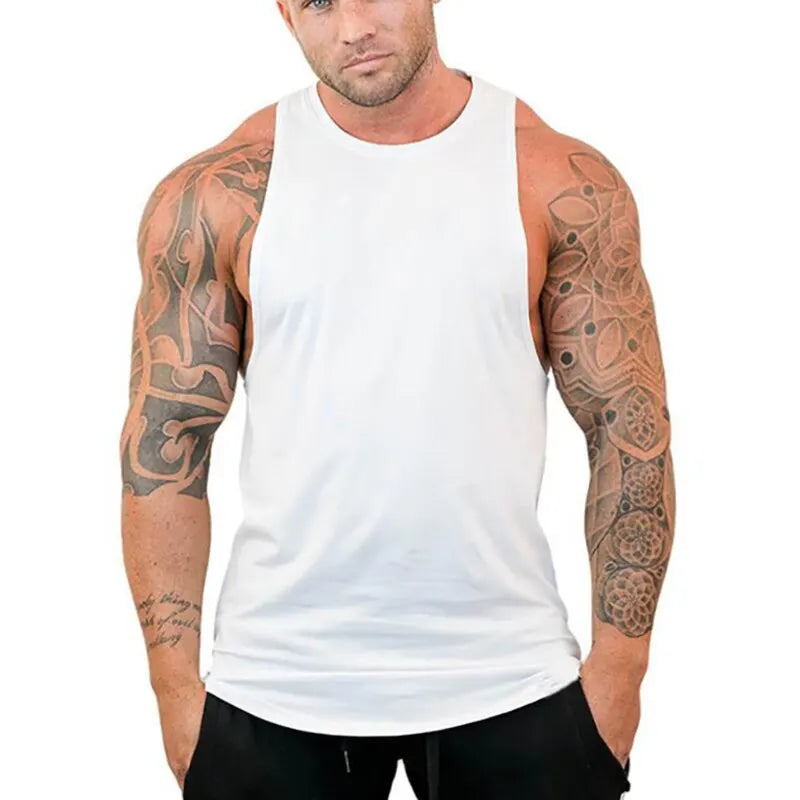 Men's Workout Muscle Tank Top/ Bodybuilding Gym Tank Top