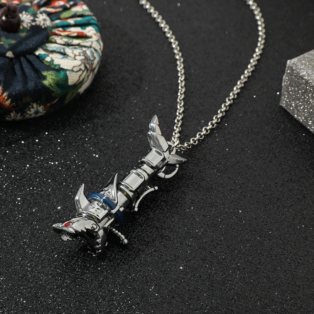 Victorious Jinx Fish Bones Rocket Launcher Metal Necklace