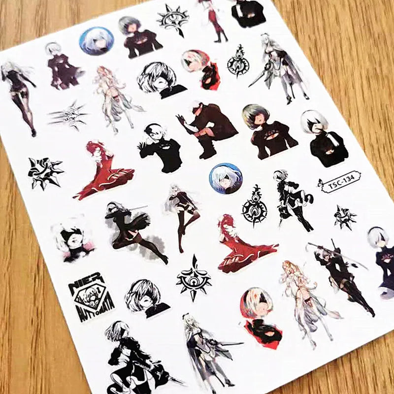 Victorious Anime Mix Nail Sticker