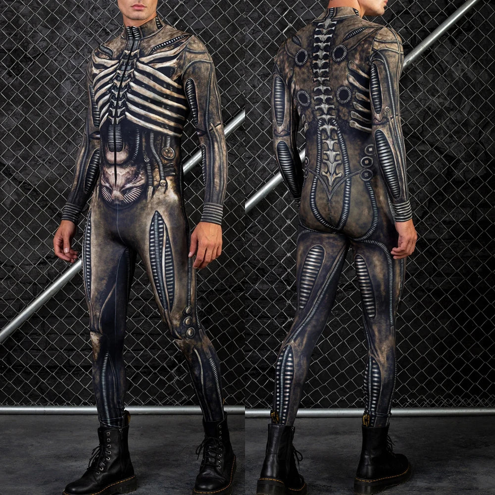 Victorious Alien Dawn Skeleton Jumpsuit