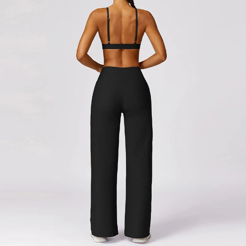 Victorious LuxeMotion 2Pcs Ribbed Sports Set