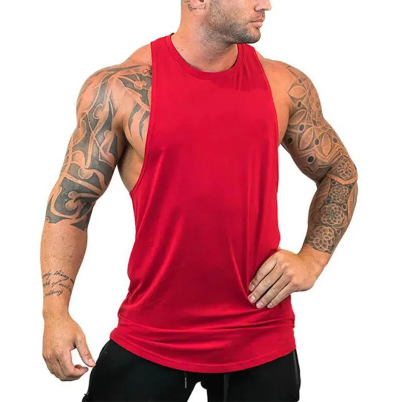 Men's Workout Muscle Tank Top/ Bodybuilding Gym Tank Top