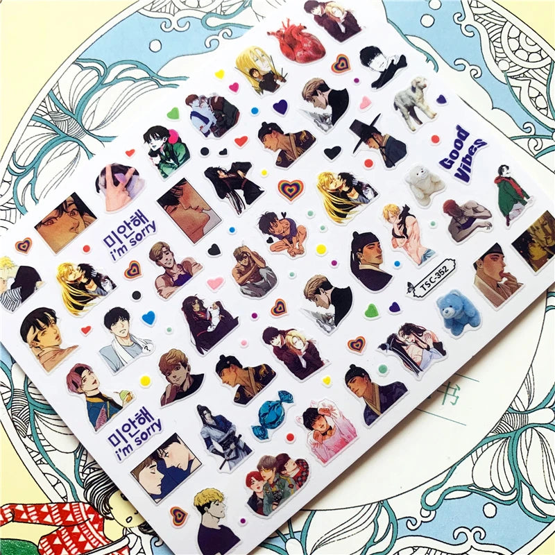 Victorious Anime Love Story Stickers