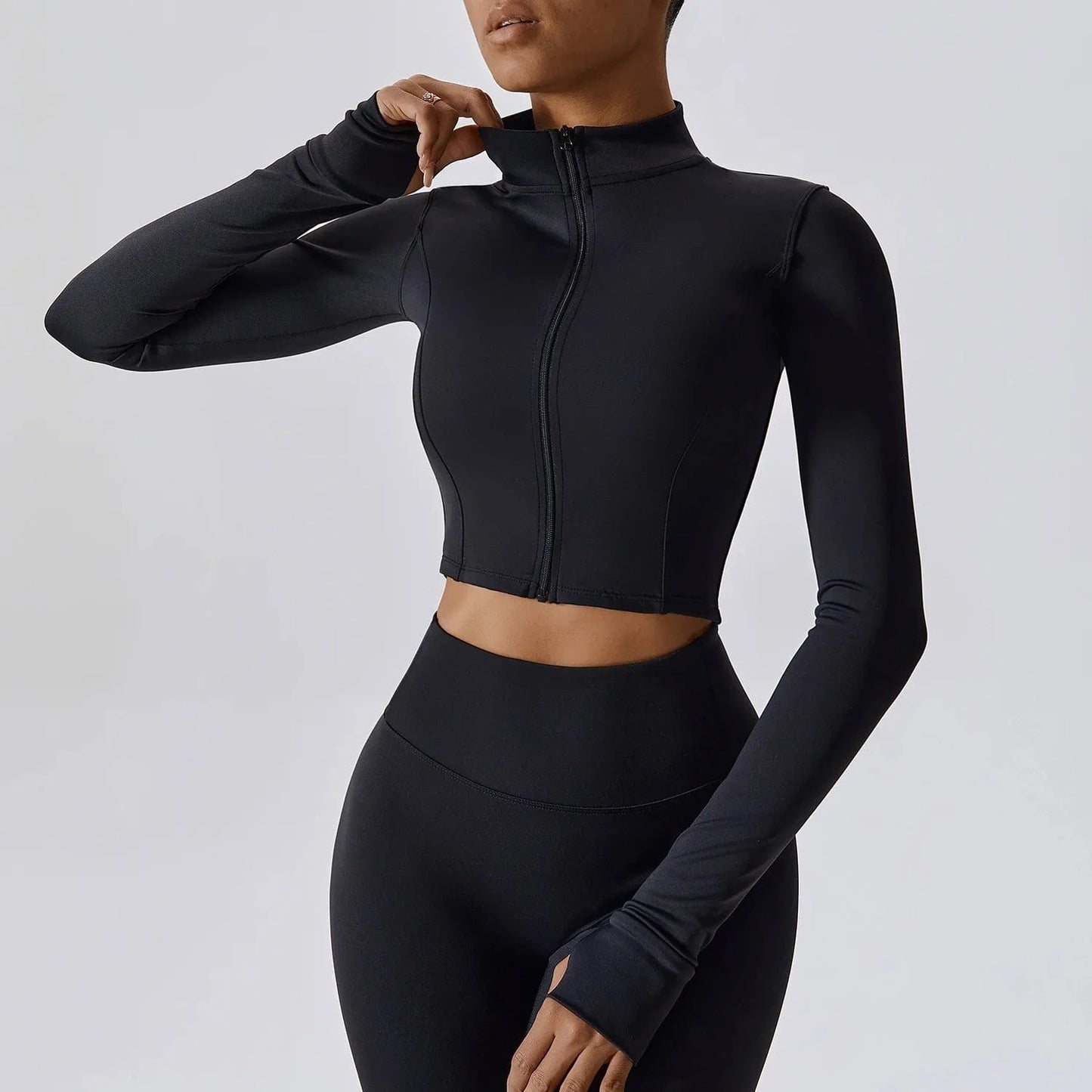 Victorious Aura Yoga Jacket - Women's Elasticity Running & Gym Zip-Up