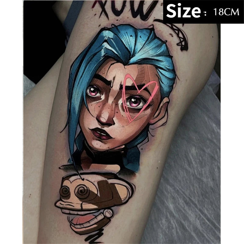 Victorious Jinx Graffitti Arcane Temporary Tattoo
