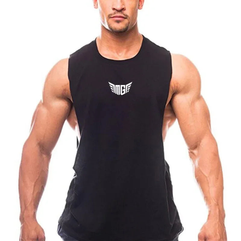 Bodybuilding Tank Tops Men/ Sports Sleeveless shirt /Muscle guys