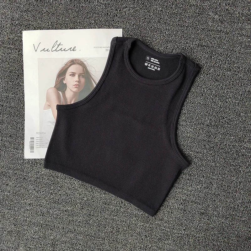 Summer Seamless Push Up Y2k tops Beautiful Sport Sexy Tank Top Mallas Casual Woman Corset Top