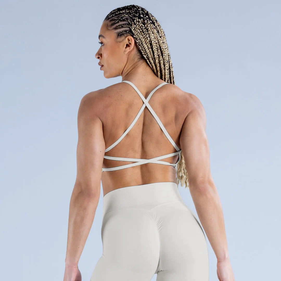 Dynamic Backless Sports Bra / High Impact Fitness / Gym Bra