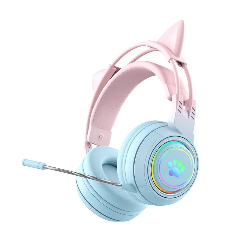 Victorious Antlers/Cat Ear Wireless Bluetooth Headphone / Gamer Headset With RGB Light