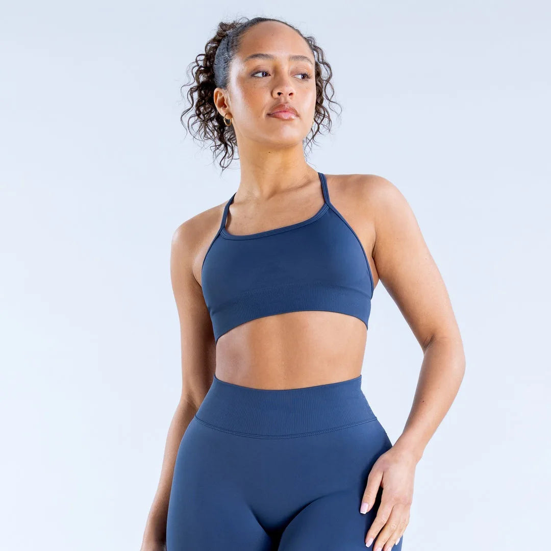 Dynamic Backless Sports Bra / High Impact Fitness / Gym Bra