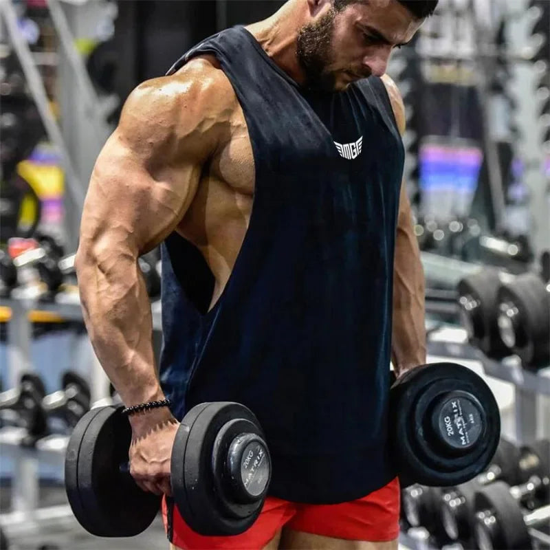 Bodybuilding Tank Tops Men/ Sports Sleeveless shirt /Muscle guys