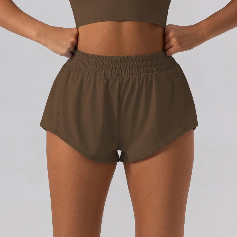 Fitness Low Waist 2.5 Inch Shorts Women (Victorious FluxNet Shorts)