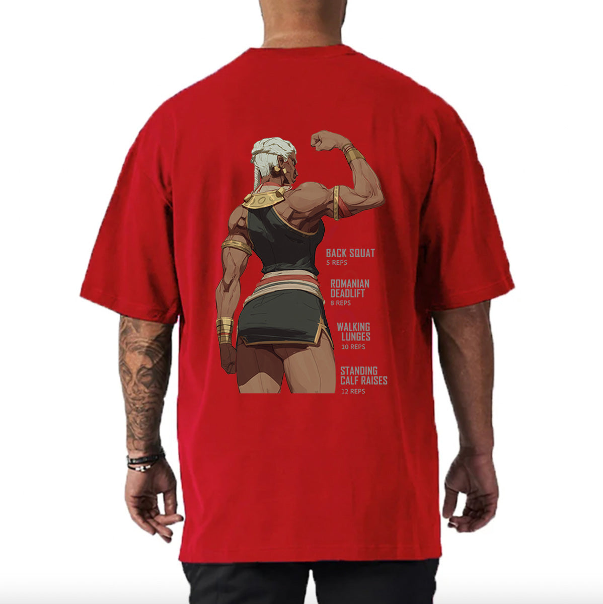 Gym Warrior Oversize T-shirt - Back Print (Oversize)