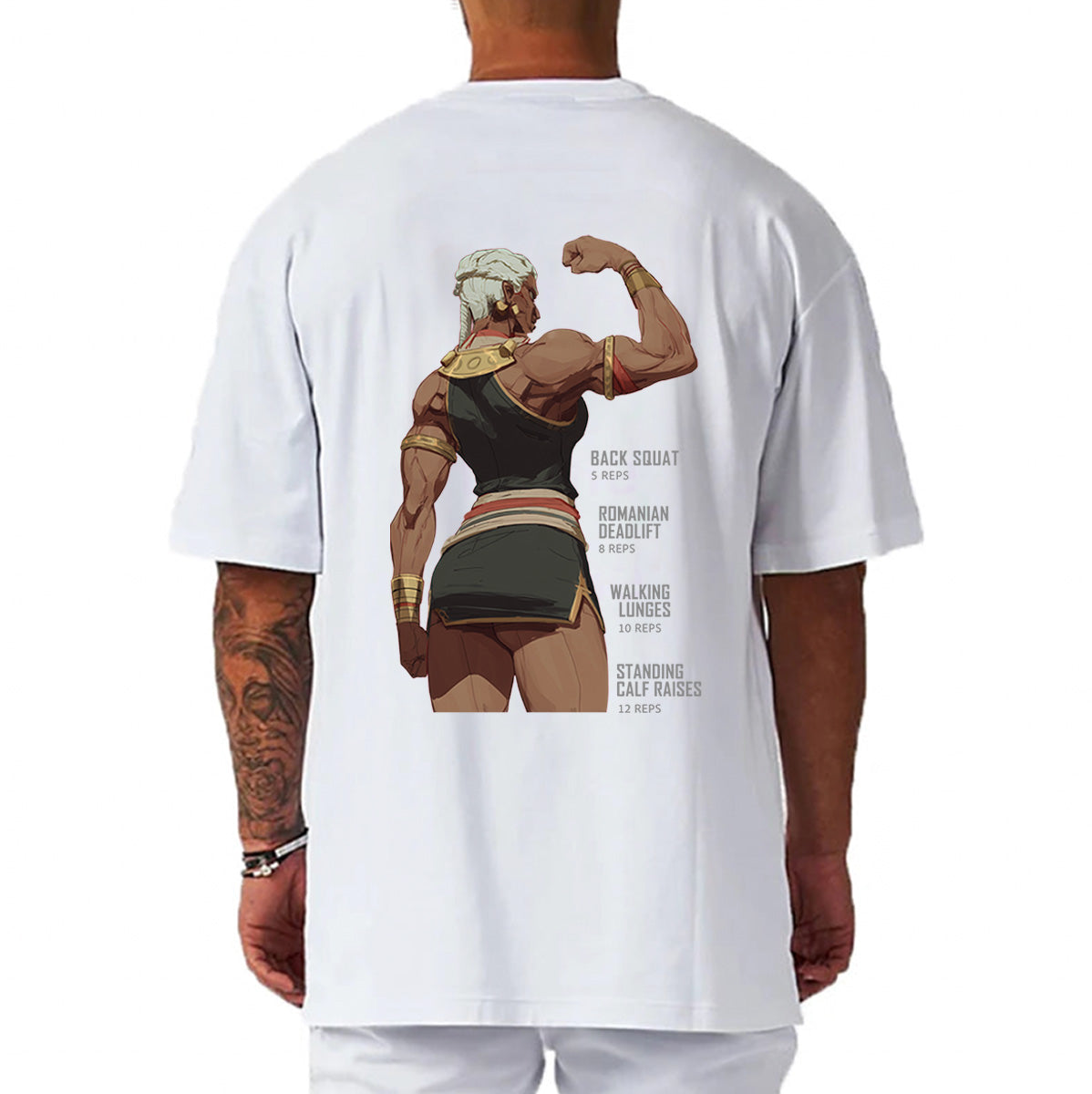 Gym Warrior Oversize T-shirt - Back Print (Oversize)