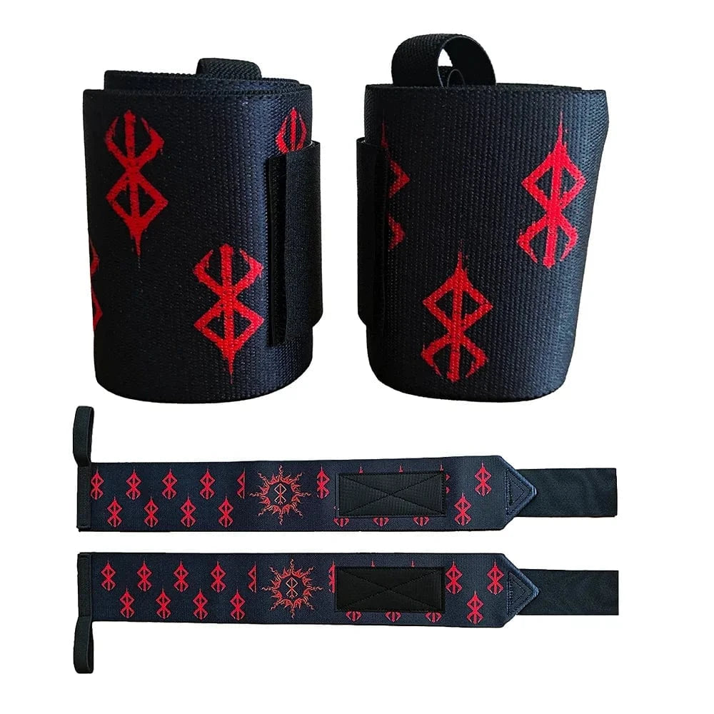 B Victorious Anime Lifting Wrist Wraps