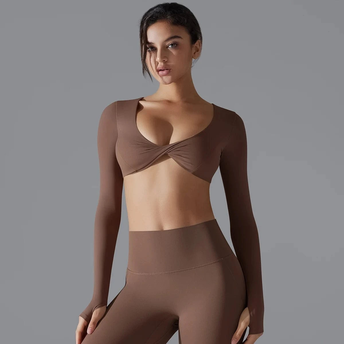 Brown / S Victorious Darkflame Sports Top