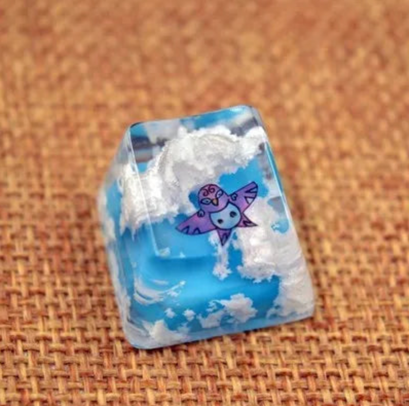 Victorious Nimbus Prism 1 Piece Handmade Resin Keycap/ MX Switch Mechanical Keyboard OEM Profile