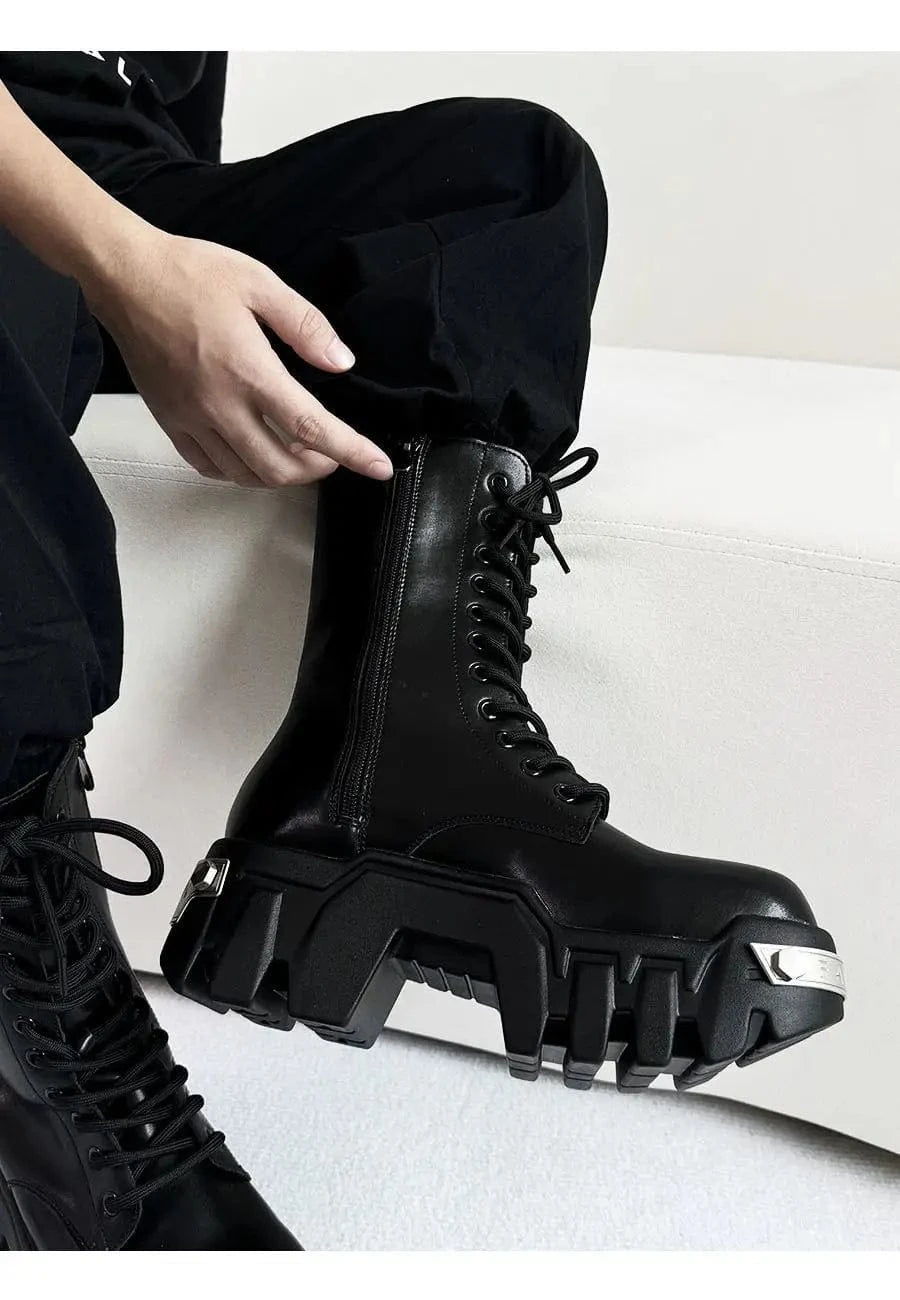 Ellie Biohazard Thick-soled High-top Boots (Men)