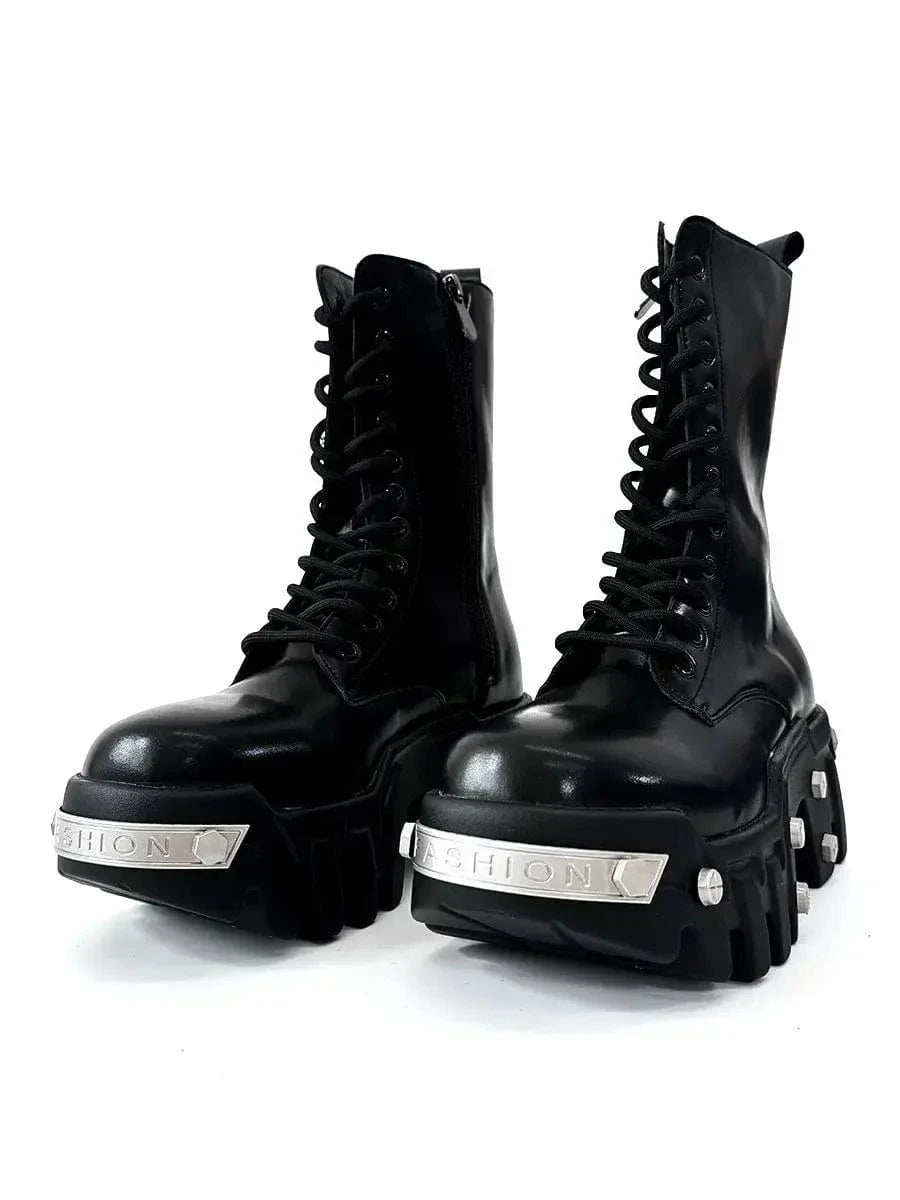 Ellie Biohazard Thick-soled High-top Boots (Men)