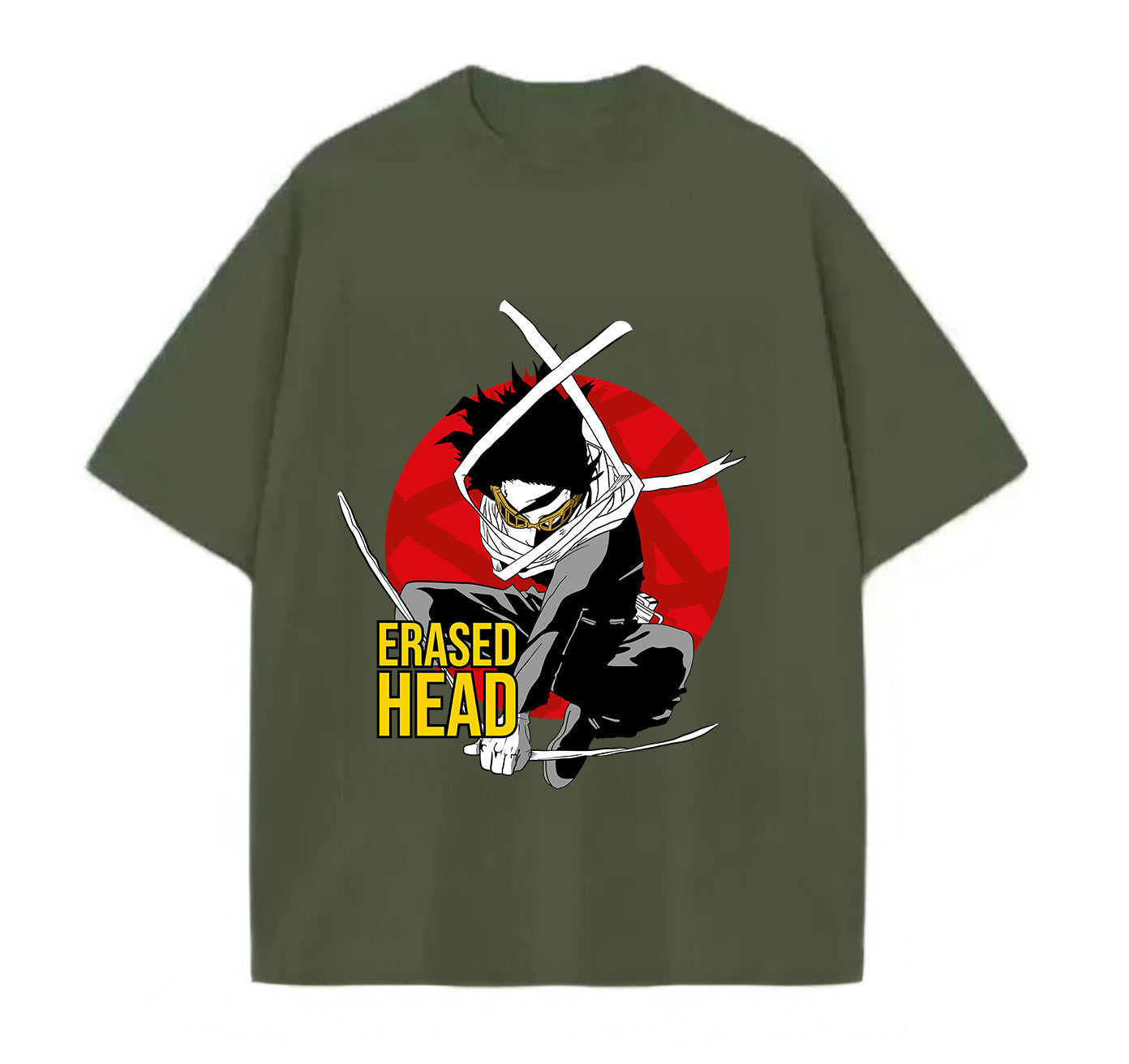 Erased Head (My Hero Academia) Anime Oversize T-Shirt