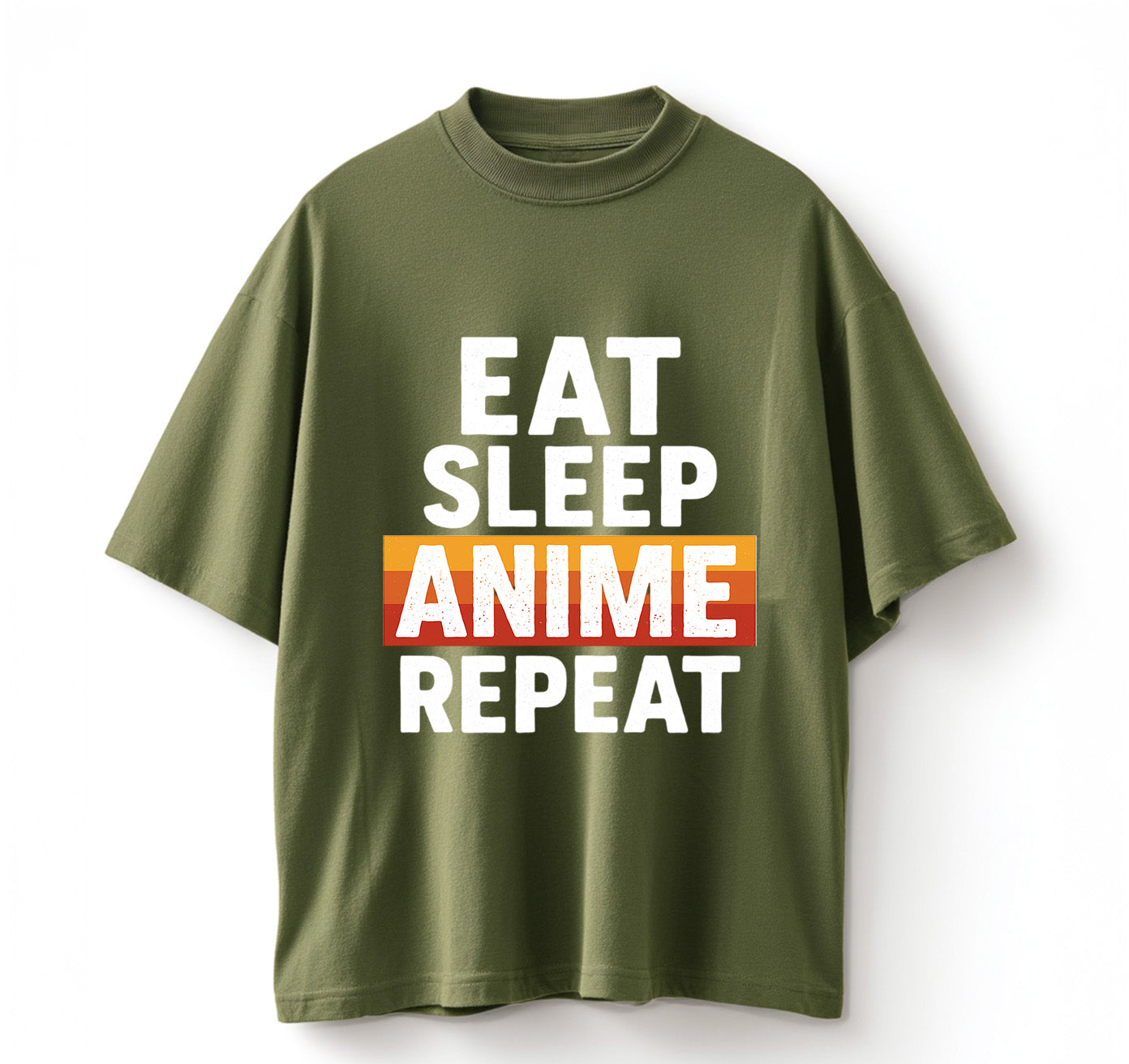 Eat Sleep Anime Repeat 1 Oversize T-Shirt