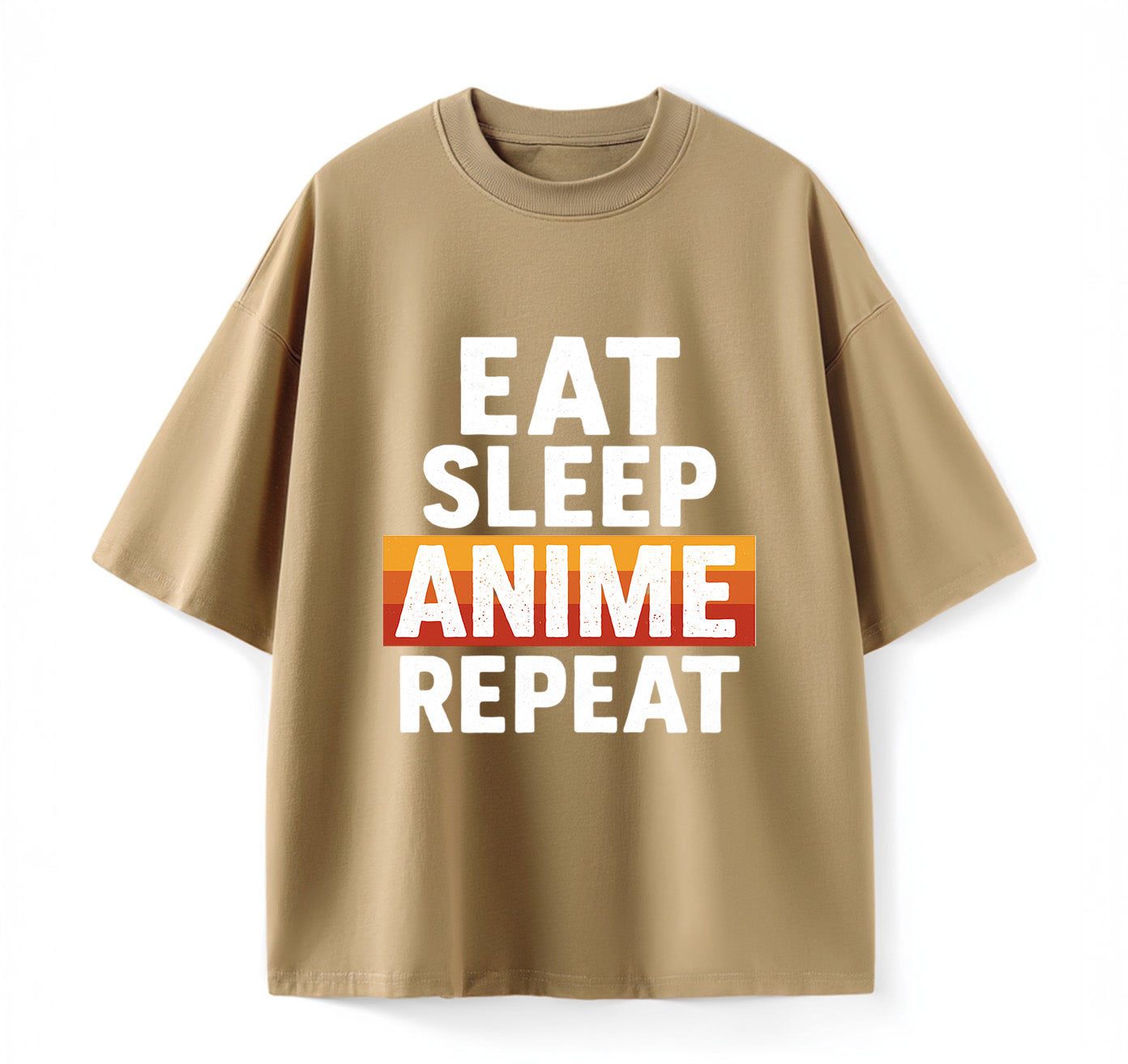 Eat Sleep Anime Repeat 1 Oversize T-Shirt