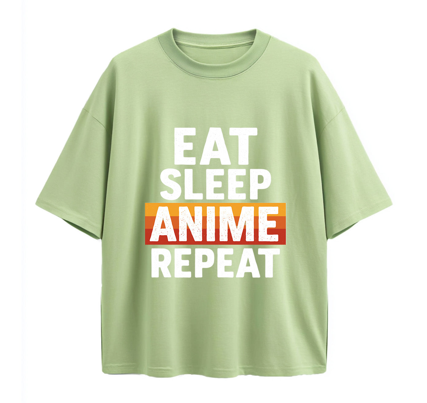 Eat Sleep Anime Repeat 1 Oversize T-Shirt