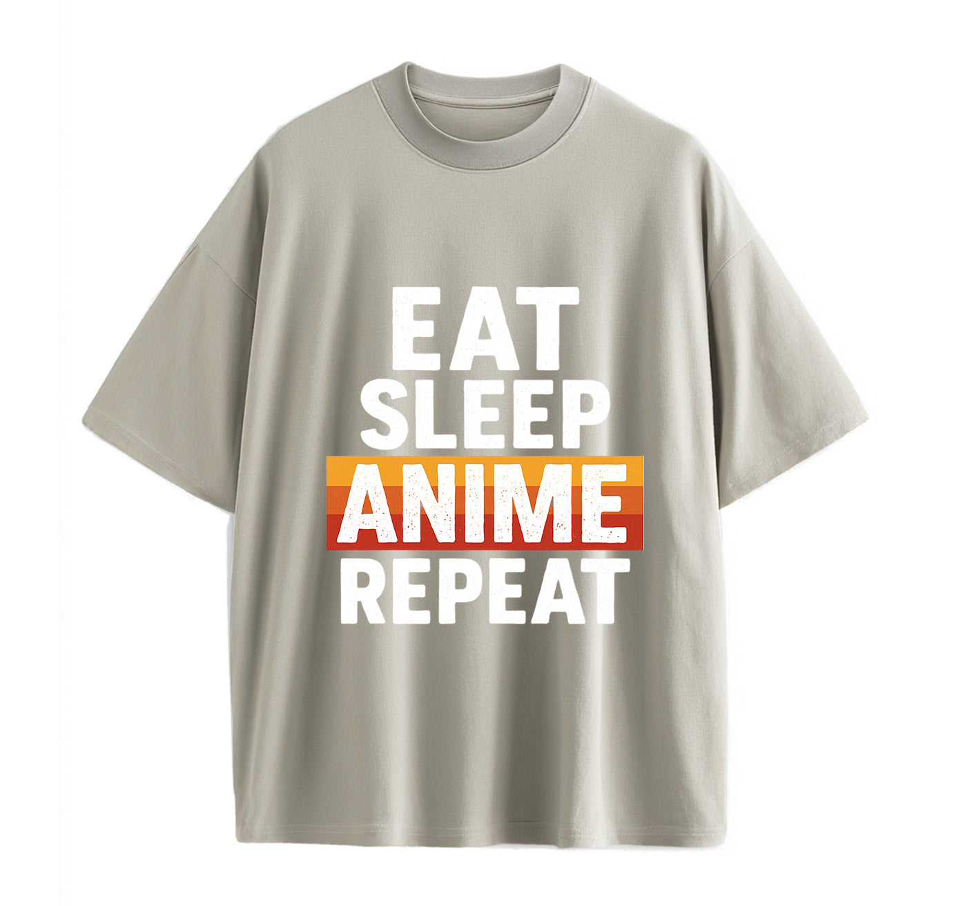 Eat Sleep Anime Repeat 1 Oversize T-Shirt