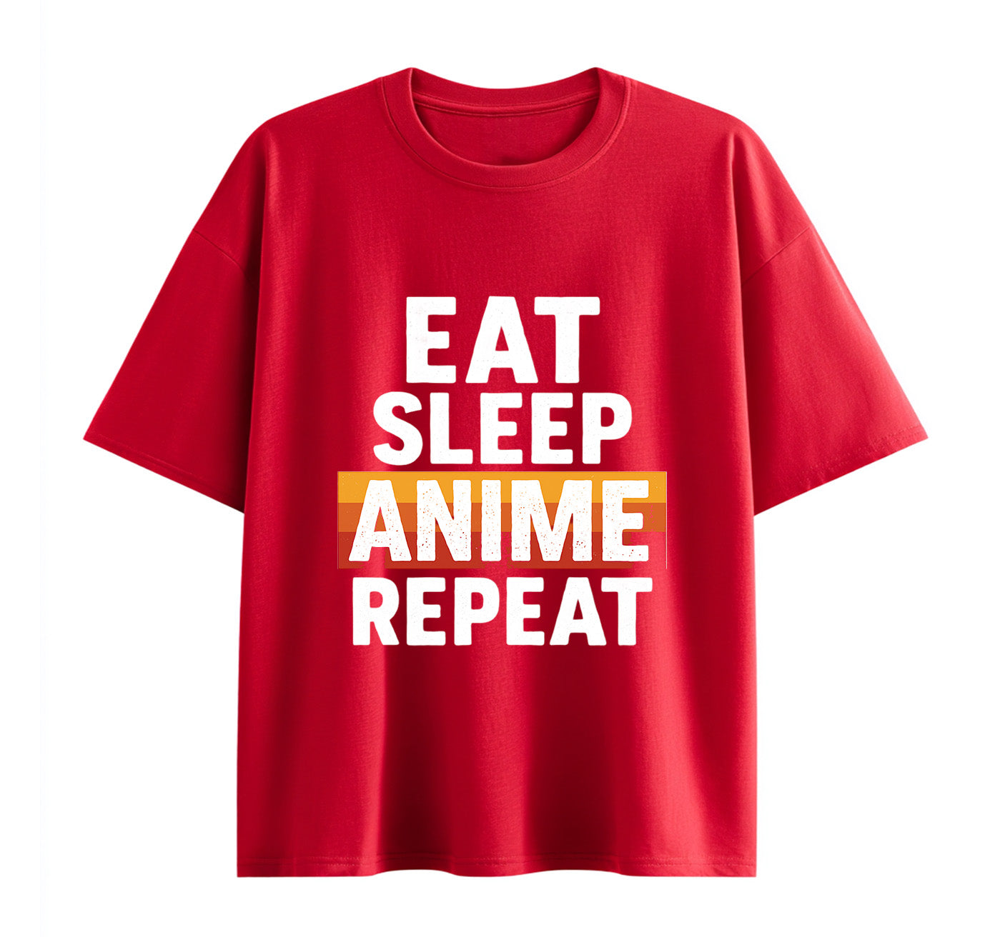 Eat Sleep Anime Repeat 1 Oversize T-Shirt