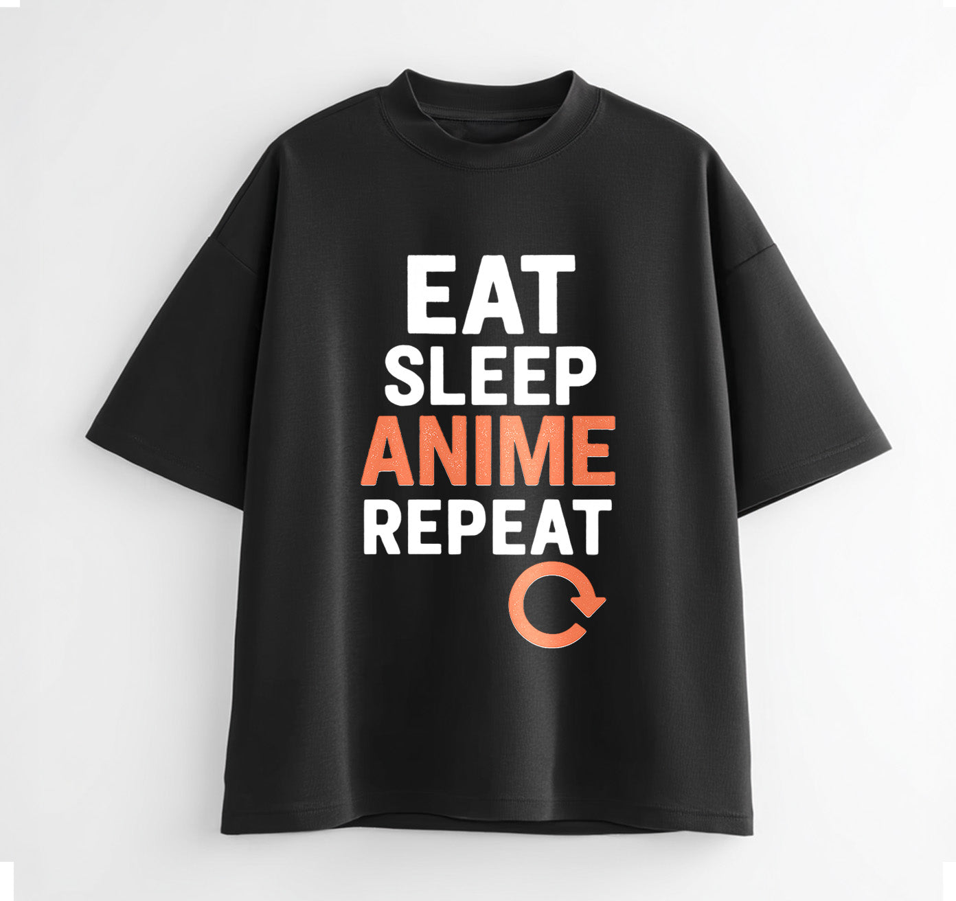 Eat Sleep Anime Repeat 2 Oversize T-Shirt