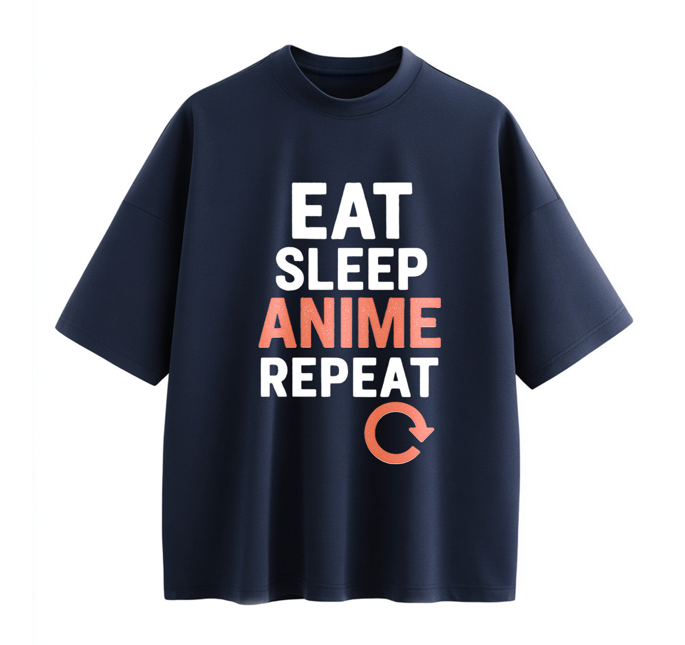 Eat Sleep Anime Repeat 2 Oversize T-Shirt