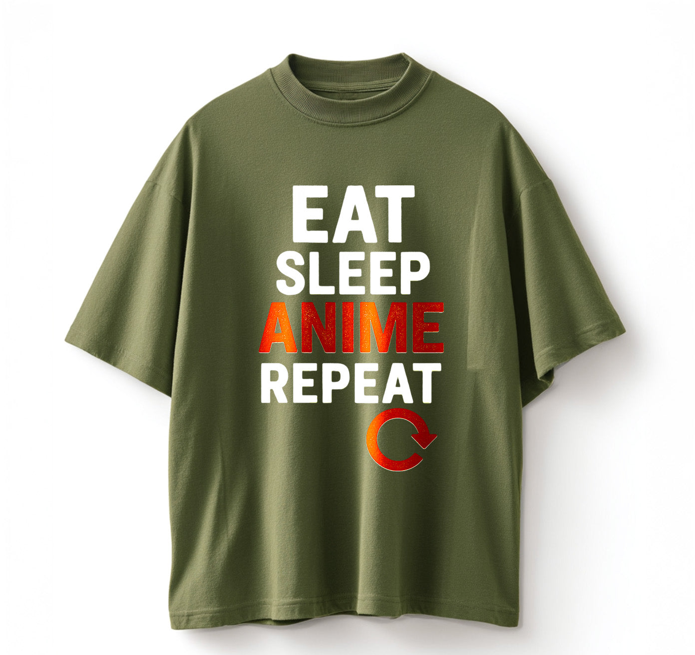 Eat Sleep Anime Repeat 2 Oversize T-Shirt