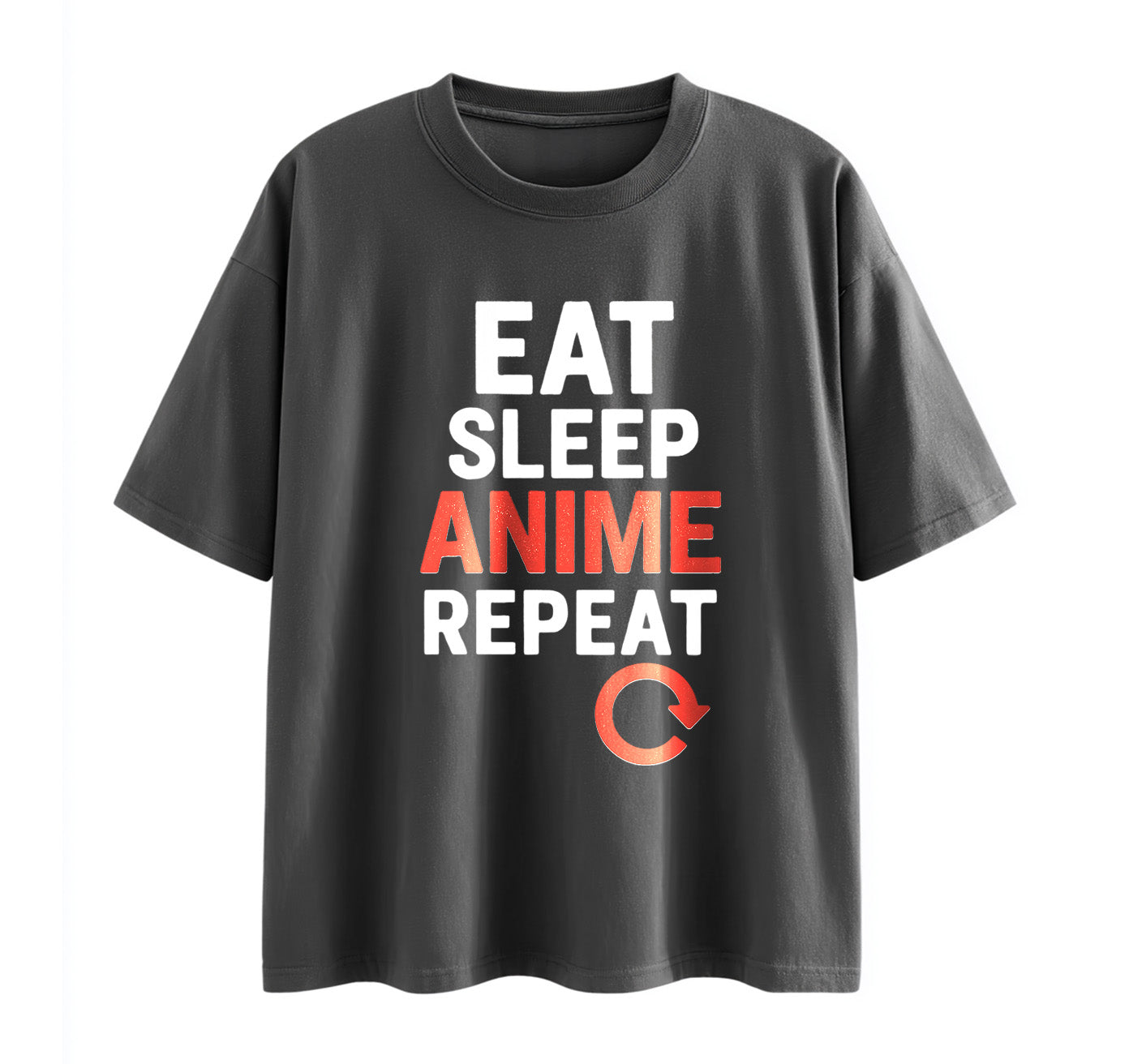 Eat Sleep Anime Repeat 2 Oversize T-Shirt