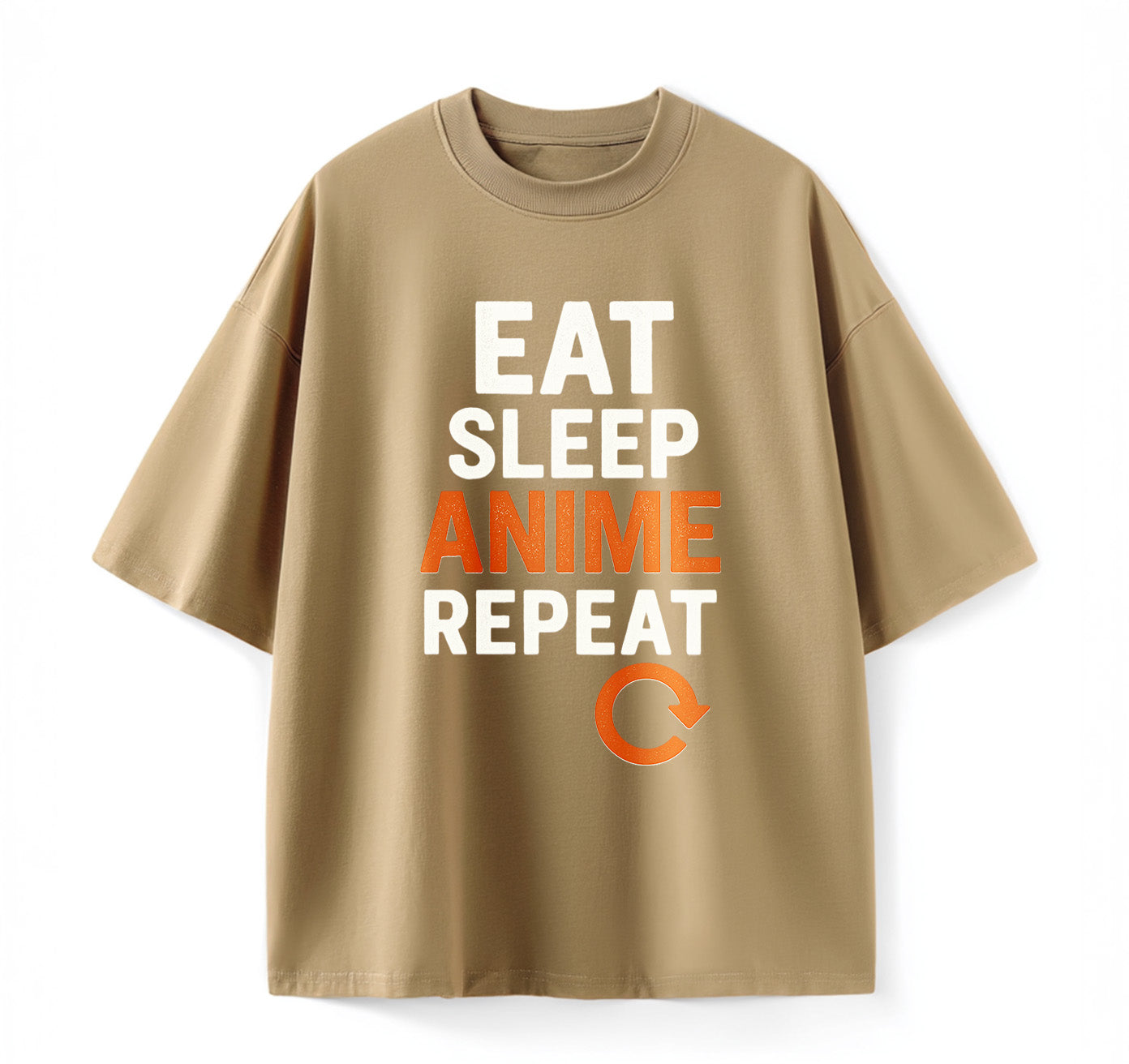 Eat Sleep Anime Repeat 2 Oversize T-Shirt