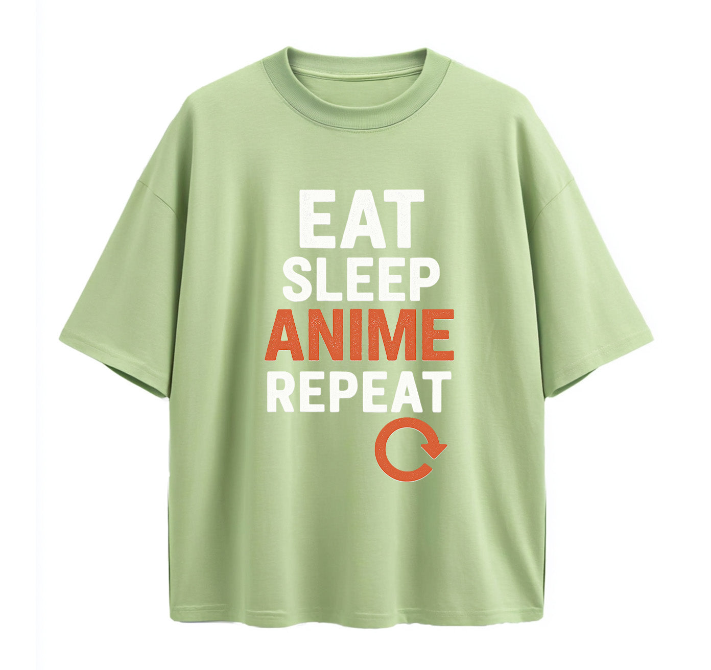 Eat Sleep Anime Repeat 2 Oversize T-Shirt